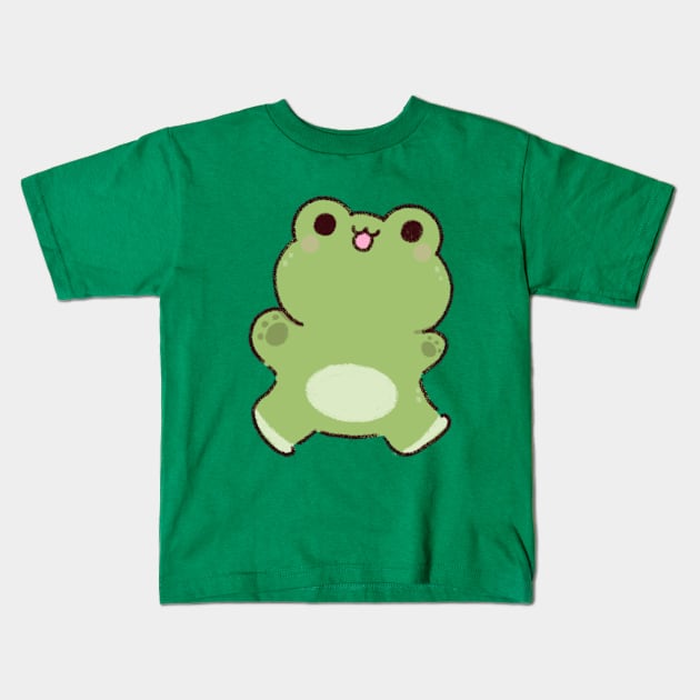 Frog Kids T-Shirt by theladyernestember